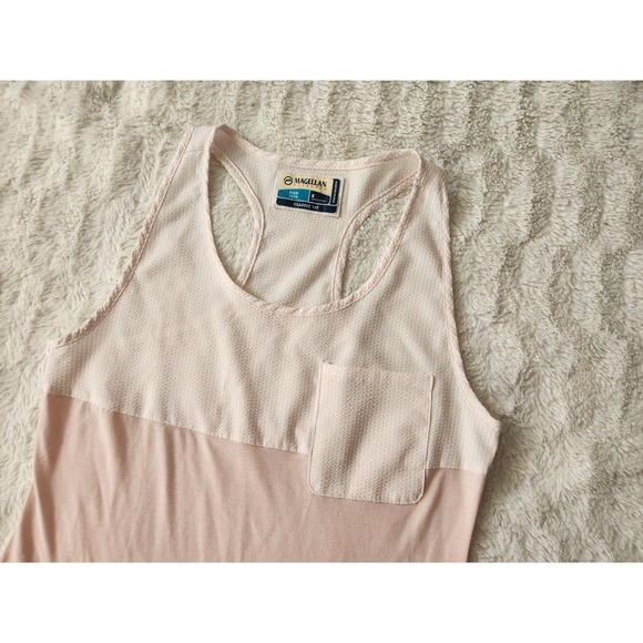 Magellan Sportswear Tops - Magellan Outdoor Fish Gear Sleeveless‎ Racerback Tank Top Pink Womens Small